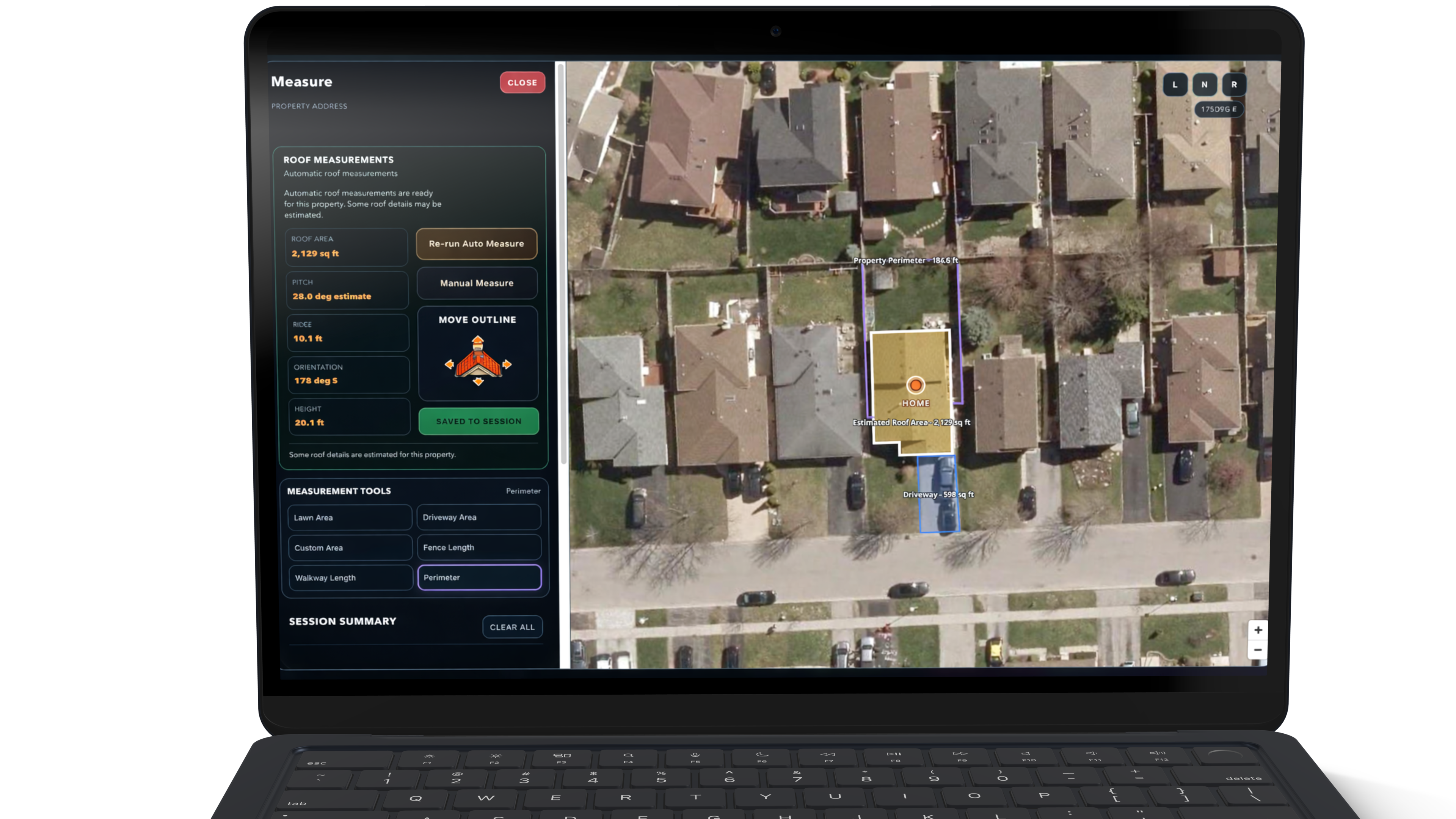 Logic Lens measurement tool interface